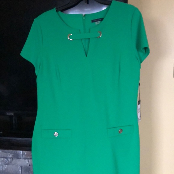 green tommy hilfiger dress